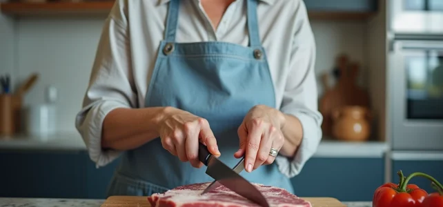 Astuces efficaces pour découper facilement de la viande congelée chez vous